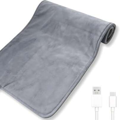 1pc Graphene Heating Pad, USB Powered Heating Mat For Home Use, Multi-Functional Neck Warmer Heating Pad For Shoulder And Body, Suitable For Office And Leisure
