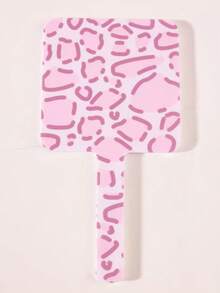 1 pieza Espejo de maquillaje con diseño floral lindo, espejo de mano portátil para maquillaje, regalo de cumpleaños ideal para familiares y amigas, adecuado para parientes, amigos, colegas, novias, padres, maquillaje, económico, decoración de habitación, tocador, viaje, dormitorio, accesorios de maquillaje, espejo, espejo de maquillaje, mini espejo, espejo pequeño, espejo de mano