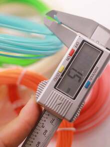 50m/Rollo Filamento para Bolígrafo 3D, PLA, 1.75mm de diámetro, 10 colores aleatorios, 5m cada uno - pla50 metros - Ver 8
