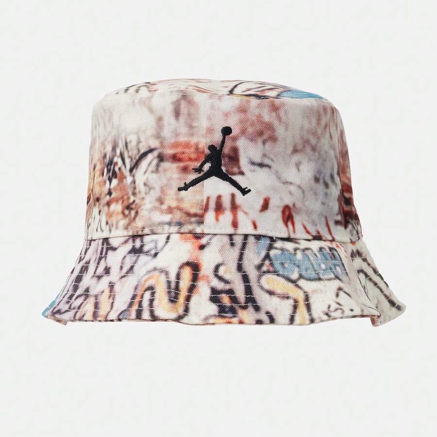 Jordan Unisex U J APEX BUCKET PLYGRND Hat, Bucket Hat IF1538-133 - Beige - View 1