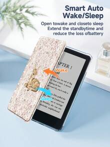 Ayotu 这款鹿皮保护套兼容 iPad 10.2 英寸（2021/2020 款，第 9/8 代）、Galaxy Tab A8 10.5 英寸（2022 款），带笔槽，兼容 Kindle Paperwhite 第 11 代（2021 款）和第 12 代（2024 款），支持自动休眠/唤醒功能，时尚保护套 - 彩色 - 查看 9