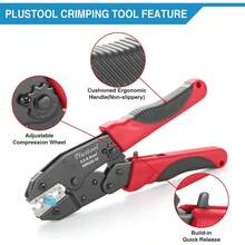 Crimping Heat Shrink Connectors AWG22 - 10, Ratcheting Wire Terminal Crimper - Crimping Pliers - Electrical Crimping - 用於熱縮連接器 - 查看 4