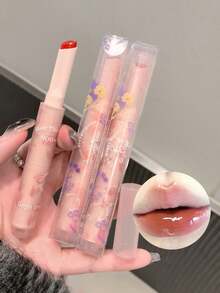 3PCS  Heart-Shaped Moisturizing & Glossy Jelly Lipstick Pen Set Y2K High Pigment  Lip Combo Hydrating Reduce Lip Fine Lines Lip Makeup Mother'S Day Graduation Birthday Holiday Winter Y2K Fancy Fashion Makeup Cosmetic Party Beach Travel Camping Outdoors School Campus Trip Festivals Decor Gift Present Rose Girl Cosplay Best Color Charm Vibe - 彩色 - 查看 6