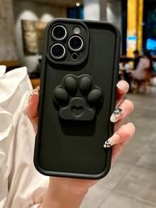 1pc 3D Cat Claw Phone Case, Cute, Compatible With IPhone 16 Pro Max/16 Plus/16 Pro/16, Gift For Kids Or Yourself, Ins Style, Anti-Fall Full Coverage Rear Camera Protection, High-End Phone Case Compatible With Samsung, Apple, OPPO, VInor, Xiaomi, Galaxy, Redmi