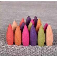 120 Pcs Backflow Incense Cones, Mixed Floral Scent, Bulk Pack Bullet Cones For Aromatherapy, Meditation, Relaxation And Home Use, Cosmetics