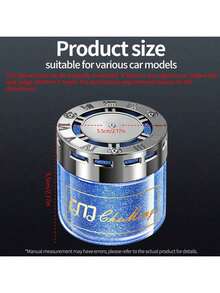 1pc Car Starry Sky Liquid Wax Solid Fragrance, Long-Lasting High-End Car Fragrance For Men And Women, New Design