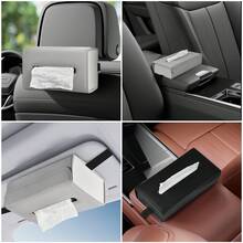 Foldable Tissue Box For Car And Home Use | Compact And Convenient For Storage Anywhere, Easy To Use In The Car Or At Home - Multicolor - View 6