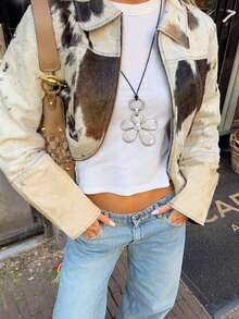 1 pieza Colgante/Llavero de estilo gótico Y2K casual y de moda 2 en 1, con múltiples estilos con corazón, ángel, flor y árbol para uso diario. Sirve como decoración de bolso, cordón con soporte para identificación y accesorio de coche, también es un regalo exquisito para familiares, amigos, novia en Navidad, cumpleaños y festivales (incluye cordón para collar).