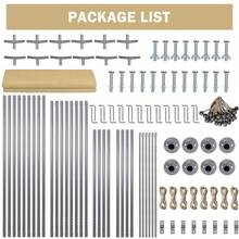 Toldo de cochera resistente de 20 pies, impermeable, resistente a los rayos UV, cobertizo de almacenamiento de coche al aire última intervensión para coche, motocicleta, bicicleta, jardín, eventos al - 12*20 pies - Ver 6