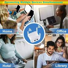 2025 Fastest WiFi Extender, Dual Band 2.4/5.8GHZ WiFi Internet Booster For Home Wireless,WiFi Extender Signal Booster Up To 5000sq. Ft And 52 Devices, WiFi Range Extender, Wireless Internet Repeater, Long Range Amplifier With Ethernet Port, 1-Key Setup, Access Point, Alexa Compatible