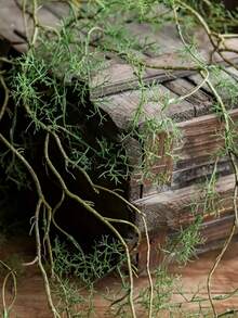 1/3件装人造苔藓垂吊植物，带藤蔓 - 仿真垂吊蕨类植物，适用于家居、花园、办公室、阳台装饰、感恩节装饰、酒店装饰、橱窗展示、人造绿植、人造树叶、情人节、礼品、室内/室外花园装饰、婚礼装饰。是感恩节、祖父母节的理想之选。 - 彩色 - 查看 10