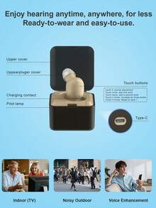 Mini Portable Design And Silicone Earmuffs For Hearing AIDS-Portable, Auxiliary Accessories | Fashion, Gift Essential