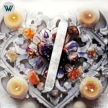 Diverse Selenite Crystal Wand With 7 Heart Symbols - Reiki Charged, Single Tip, Synthetic Crystal Stick For Healing, Meditation & Spiritual Gifts (7 Chakra Bracelet), Wand For Healing,Natural Crystal Rods For Cleansing And Protection - Spiritual Tools For Balancing Chakras And Clearing Energy Fields. - Multicolor - View 6