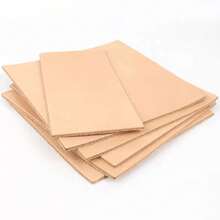 Capa superior rígida de 3mm de espesor, cuero de vaca hecho a mano, artículos de cuero, aljaba, tallado, mesa moldeadora, cojín, tanque vegetal YMB8 - 10x20cm - Ver 6