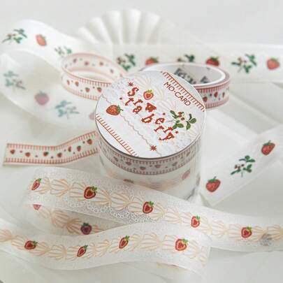 2m/Roll Vintage Lace Patchwork Decorative Tape, Creative Aesthetic Sticker, DIY Scrapbooking Craft Material, Holiday Gift, Personalized Scrapbook School Supplies Stickers Scrapbook Supplies Funny Stickers Scrapbooking Supplies Kindle