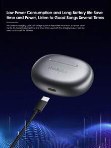 Lenovo Auriculares intrauditivos Bluetooth Lenovo ERAZER EP118, inalámbricos con batería de larga duración, cancelación de ruido, resistentes al agua, ideales para deportes y juegos.