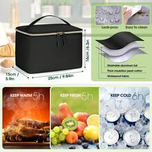 NEWHEY 17.3 Inch Insulated Lunch Backpack, Unisex Travel Backpack With USB Charging Port, Waterproof Laptop Backpack Approved For Flight, Anti-Theft School Backpack