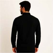 Camisa Social Masculina Manga Longa Viscose Premium Casual Primavera / Outono Ajuste Botões na frente Natal