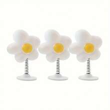 1pieza, accesorios decorativos multifuncionales para casco: adorables decoraciones de flores, aptas para cascos de bicicleta, bicicleta eléctrica, motocicleta y patineta, fabricadas en material PP duradero, en colores rosa, morado, azul y blanco. - licenciado en Derecho - Ver 2