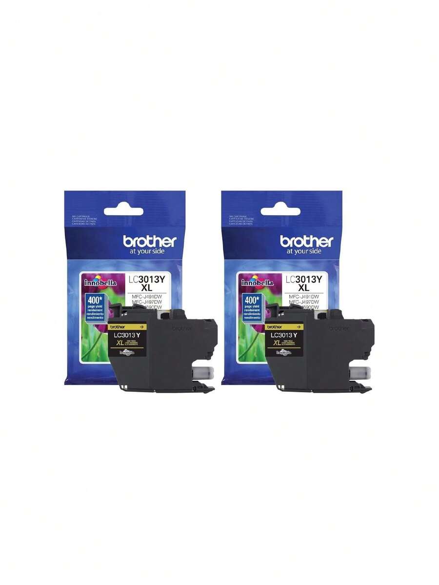 Printer LC3013Y Single Pack Cartridge Yield Up To 400 Pages LC3013 Ink Yellow (Pack Of 2),23715354 - Mustard Yellow - View 1