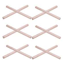 10 barras de lacre Cómodas barras de lacre flexibles y sin humo para sobres, tarjetas y manuscritos. Color champán dorado. - Dorado - Ver 3