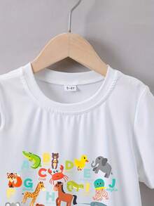 Young Boys T-Shirts - 白色 - 查看 3
