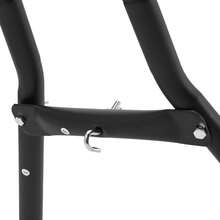 Universal Heavy-Duty Steel Hammock Stand, Adjustable 9.5–14 Ft Portable Hammock Frame For 2 People, 450 Lbs Capacity, Rust-Resistant Metal Stand For Patio, Porch, Balcony & Backyard - Black - View 4