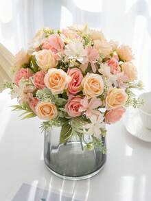 1/3/80 piezas Hortensias artificiales, ramos de flores de seda de rosas, plantas falsas para decoraciones de otoño, decoraciones de boda, hogar, comedor, dormitorio, cocina, decoraciones de habitación, accesorios de fiesta de cumpleaños, decoraciones de jardín al aire libre, decoraciones de árbol de Navidad, fiesta de boda, decoraciones del hogar, comedor, dormitorio, decoración de invierno, decoración de Halloween, decoración de Navidad, regalos de cumpleaños, regalos de Navidad