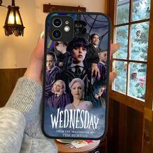 Hot Movie Classic W-Wednesdayes Phone Case Covercompatible with  14 X XR XS 7 8 Plus 11 12 13 Pro MAX 13mini Matte Shockproof Case-Covercompatible with  17 Hülle, 17 pro Hülle, 17 promax Hülle