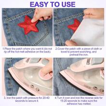 14pcs Sequin Patches, Shiny Shape Patches Embroidery Iron On And Sew On Patch Embroidered Applique Clothing Bags Jackets Jeans Hats Accessory Decoration - 1 - View 5