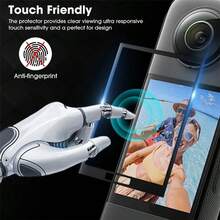 1-3Pcs For Insta360 X5 X4 X3 X4 Air Screen Protector Film For Insta 360X5 Insta360X4 Air X4Air Insta360X4 Accessories Anti-Scratch Film Full Coverage Protective Film (Not Glass) - 2PCS - View 4