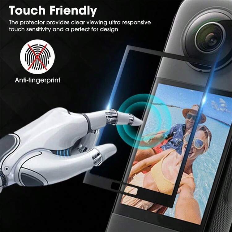 1-3Pcs For Insta360 X5 X4 X3 X4 Air Screen Protector Film For Insta 360X5 Insta360X4 Air X4Air Insta360X4 Accessories Anti-Scratch Film Full Coverage Protective Film (Not Glass) - 2PCS - View 4