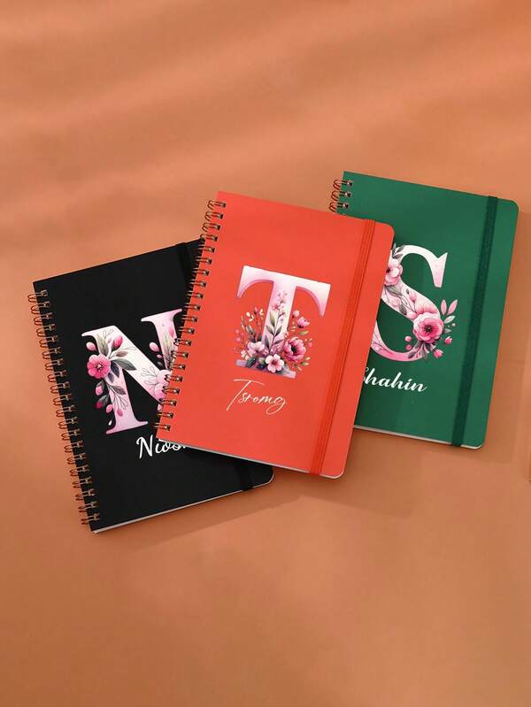 1pc Personalized Journal,Custom Notebook With Name,Customized Journaling Notebooks,Notebooks For Work,Small Notebook,Book Journal