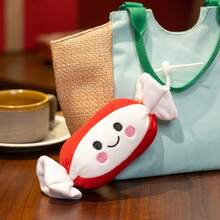 1 件圣诞节毛绒玩具圣诞树毛绒公仔驯鹿花环毛绒动物雪人圣诞毛绒动物套装搞笑包挂件适合男孩和女孩圣诞饰品家居办公室汽车装饰 - 彩色 - 查看 8