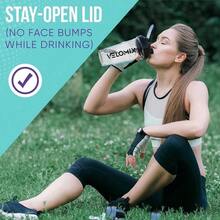 2 Pack 28oz Shaker Bottles With 4 Stainless Steel Balls Leakproof Measurement Marks For Protein Smoothies Gym Travel Halloween Fitness Gift - 4) Clear Prime - 查看 7