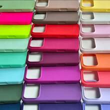 Original Silicone Protective Case Compatible With Iphone 17 Air 16 15 14 13 12 11 Pro Max Plus, Ultra-Thin Design - Orange - View 6