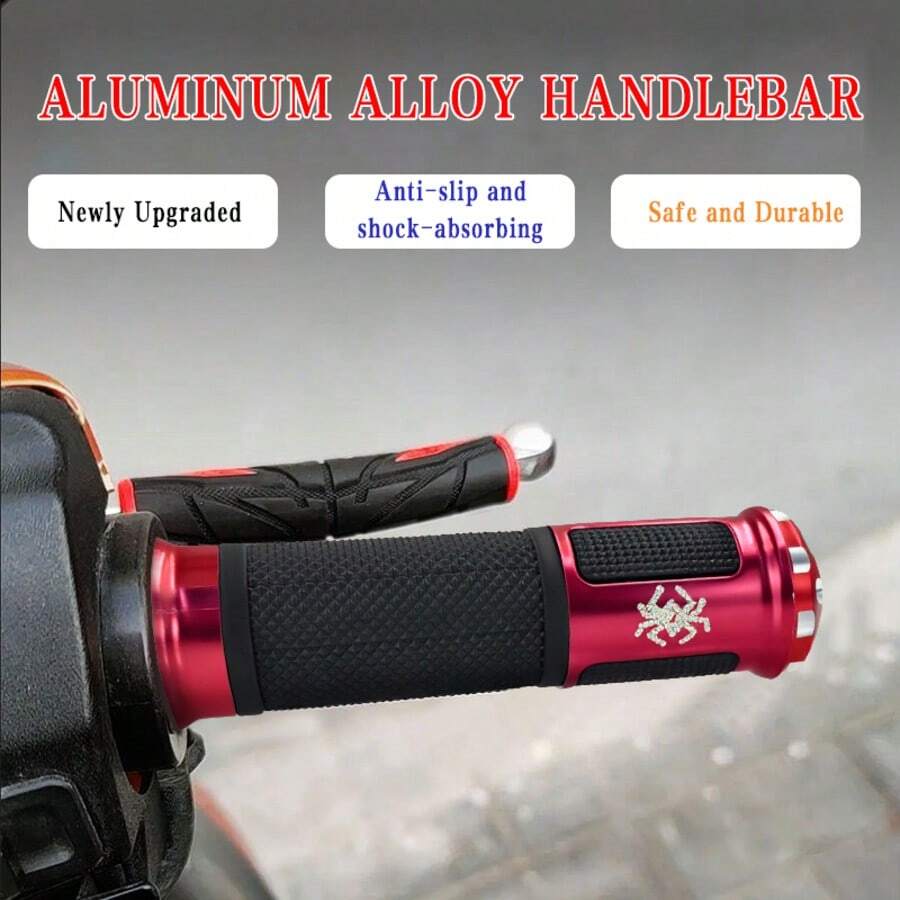 Manillar universal de aleación de aluminio para bicicleta de montaña, motocicleta y bicicleta, accesorios de modificación de cubierta de agarre de cuerno de toro de aleación de aluminio