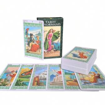 Tarot Lenormand Tarotkortspel, Avslappnad underhållning för familjesammankomster, helgdagar, festaktiviteter