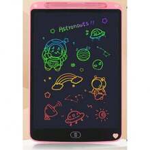 Pizarra Mágica Infantil, Pizarra Mágica del Garabato,12 pulgada Tablet para Dibujar LCD, Borrables y Reutilizables, Juguetes Niños Adecuados para Niñas y Niños de 3, 4, 5, 6, 7 y 8 años - Rosa - Ver 1