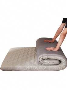 3D Digital Foam Mattress Knitted In A Circle Gray - Gris Claro - Ver 5