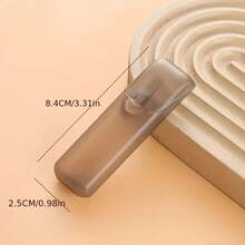 1个便携式牙签盒 - 防漏旅行药盒，带透明盖，小巧便携，EDC收纳盒，适用于口腔护理、牙签、牙线棒 - 耐用塑料盒，适合旅行、外出、居家、办公 - 节省空间设计，牙签分配器，家居收纳，时尚设计，安全闭合，适合经常旅行人士，方便随身携带，轻巧设计，坚固耐用，户外爱好者，牙签收纳盒，牙签分配器，厨房牙签盒