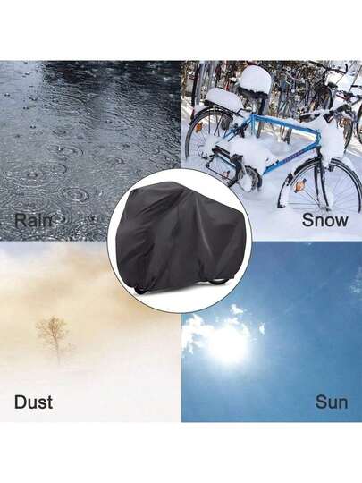 PUBAMALL Funda de Bicicleta - Resistente al Agua y Anti-- Cubiertas de Almacenamiento para Bicicletas de montaña y Carretera