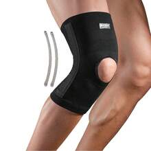 Rodilleras Deportivas de Compresión, Rodillera Ortopedica con Estabilizadores Laterales, Rodilleras de Soporte para Gym, Basquetbol, Voleibol, Correr, Artritis, Desgarro de Menisco, - Extra grande - Ver 9