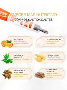 Crema para ojos antiojeras, vitamina C, bolsas para ojos que se desvanecen, hidrata, antiarrugas, suero reafirmante para levantar los ojos, Cosméticos para el cuidado de la piel - Multicolor - Ver 5