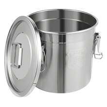 OUKANING Food Storage Container Stainless Steel Airtight Canister Kitchen Storage Bucket - Default - View 6