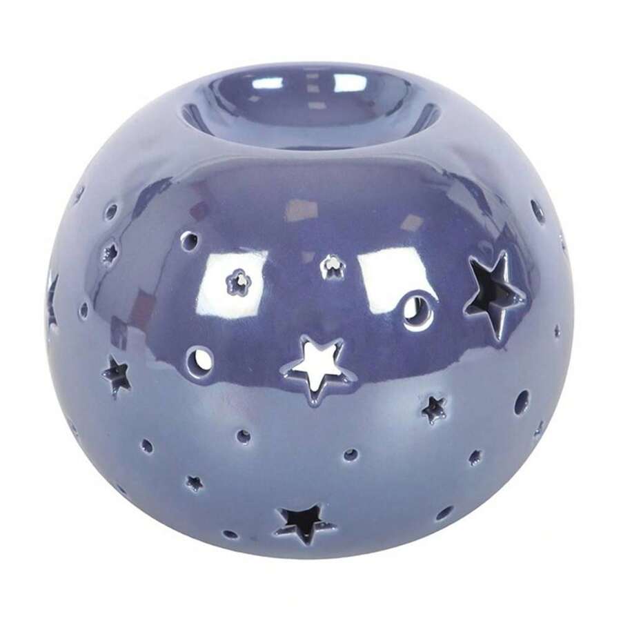Something Different Iridescent Star Oil Burner (Purple) - 100% Mixed - (SD6784) - Purple - View 1