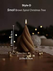 1 pieza Paquete de velas navideñas hechas a mano, que incluye campana, árbol de Navidad giratorio, copos de nieve, hombre de jengibre, alce, castillo, cascanueces, vela decorativa para ambiente, decoración de habitación, regalos de Halloween, regalos de Navidad, regalos para mejores amigos, regalos de graduación, regalos de cumpleaños, regalos de boda, regalos del Día de la Madre, regalos para amantes, regalos para mujeres, niñas, regalos de boda, recuerdos de boda, decoración del hogar, decoraciones de cumpleaños, aroma a pera inglesa y freesia, decoraciones navideñas