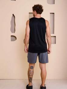 Men's Sublimated Grade Breathable Tank Top For Workout Gym Simple Summer Regular Fit No Halloween - 橘色 - 查看 6