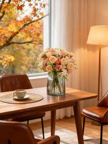 1/3/80 piezas Hortensias artificiales, ramos de flores de seda de rosas, plantas falsas para decoraciones de otoño, decoraciones de boda, hogar, comedor, dormitorio, cocina, decoraciones de habitación, accesorios de fiesta de cumpleaños, decoraciones de jardín al aire libre, decoraciones de árbol de Navidad, fiesta de boda, decoraciones del hogar, comedor, dormitorio, decoración de invierno, decoración de Halloween, decoración de Navidad, regalos de cumpleaños, regalos de Navidad