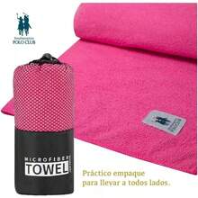 3 Pack Toallas Microfibra Secado Rpido Toalla Ligera y Portatil Toalla Deportiva para Playa, Natacin, Yoga, Gimnasio, Camping, Senderismo Set Toallas 140x70cm Fiusha - fiusha - Ver 3